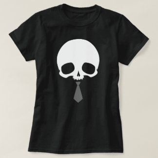 Camiseta Calavera personalizable con corbata