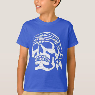 Camiseta Calavera pirata angustiada