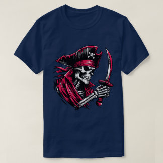 Camiseta Calavera pirata con burro
