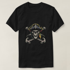 Camiseta Calavera pirata con una sonrisa espeluznante