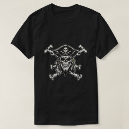 Camiseta Calavera pirata con una sonrisa espeluznante
