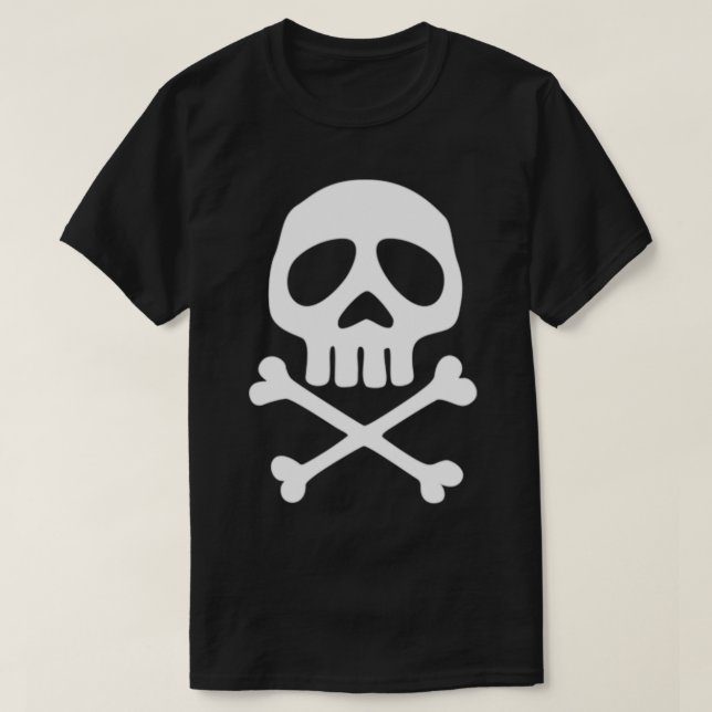 Camiseta Calavera, Pirata espacial, Capitán Fiesta Día de H (Diseño del anverso)
