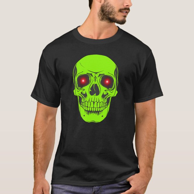 Camiseta Calavera por Halloween (Anverso)