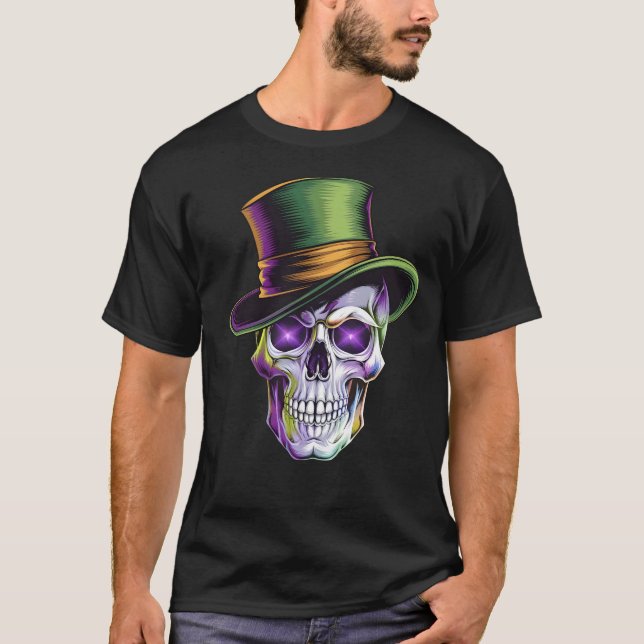 Camiseta Calavera psicodélica (Anverso)