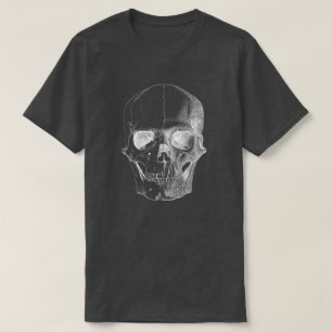 Camiseta Calavera realista humana
