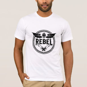 Camiseta Calavera Rebelde y Guitarras