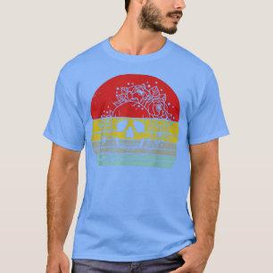 Camiseta Calavera retro Calavera Vintage Silhouette Skull L