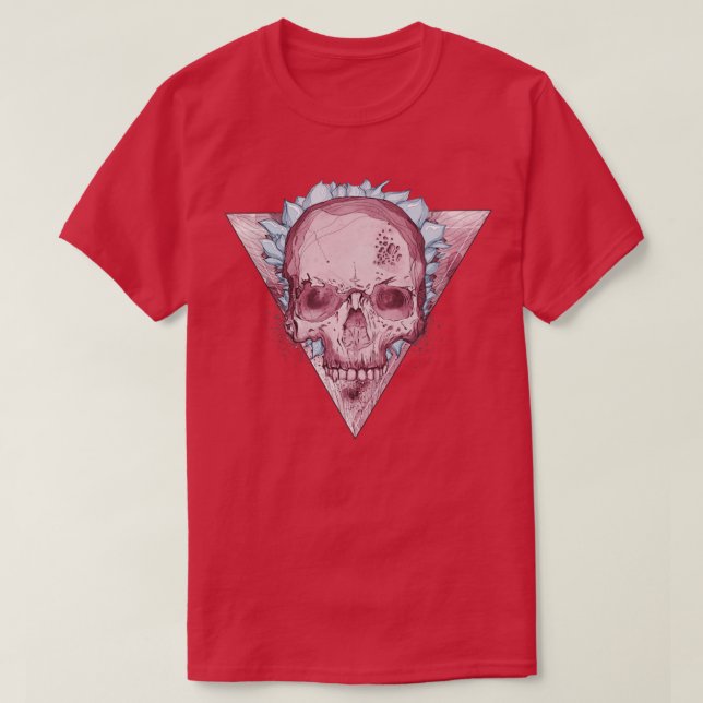Camiseta Calavera roja (Diseño del anverso)