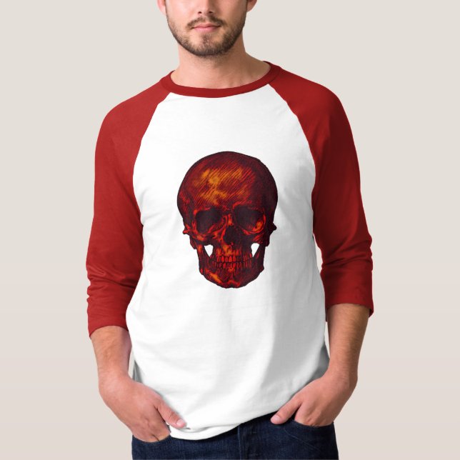 Camiseta Calavera roja (Anverso)