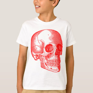 Camiseta Calavera - Rojo