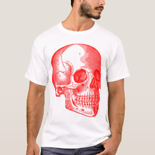 Camiseta Calavera - Rojo
