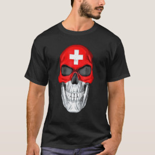 Camiseta Calavera suiza de rocas