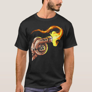 Camiseta Calavera turbocompresora con sintonizador de impul