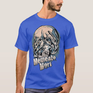 Camiseta Calavera única con manos de Skeleton sobre gráfico