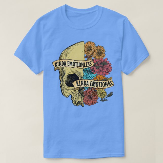 Camiseta Calavera Vintage Kinda Emocional 20 (Diseño del anverso)