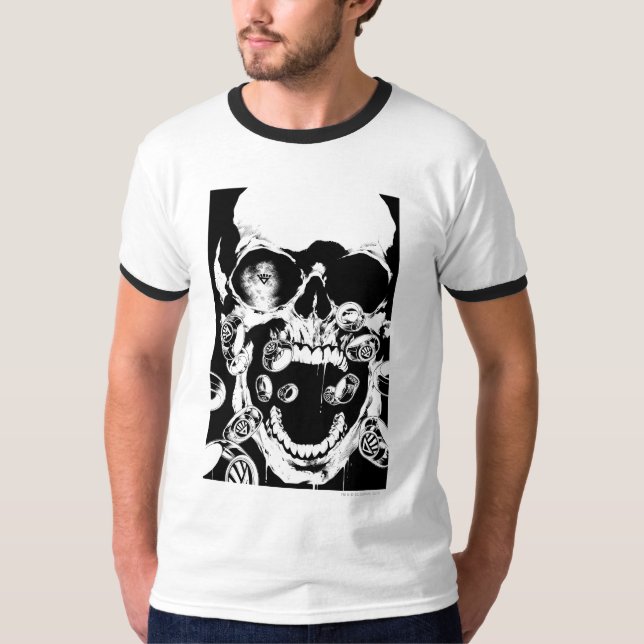 Camiseta Calavera y anillos (Anverso)