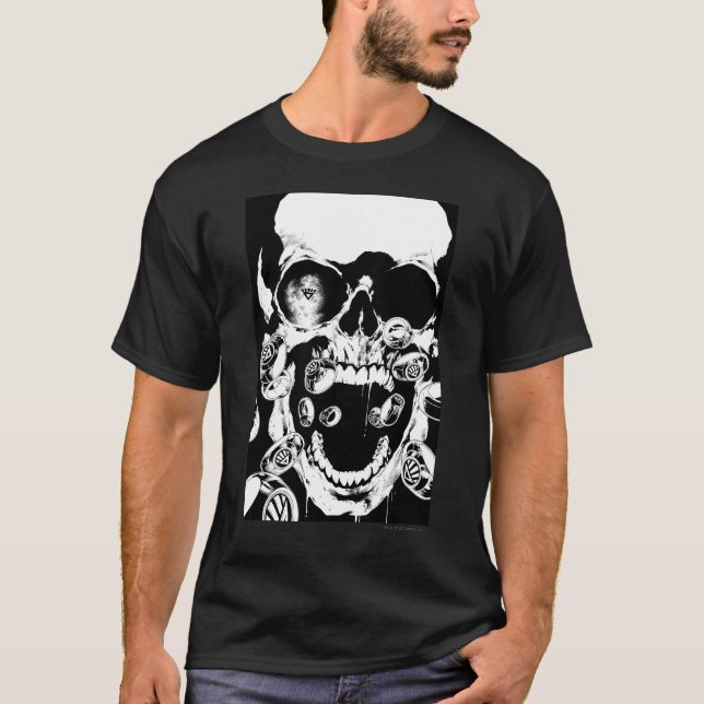 Camiseta Calavera y anillos (Anverso)