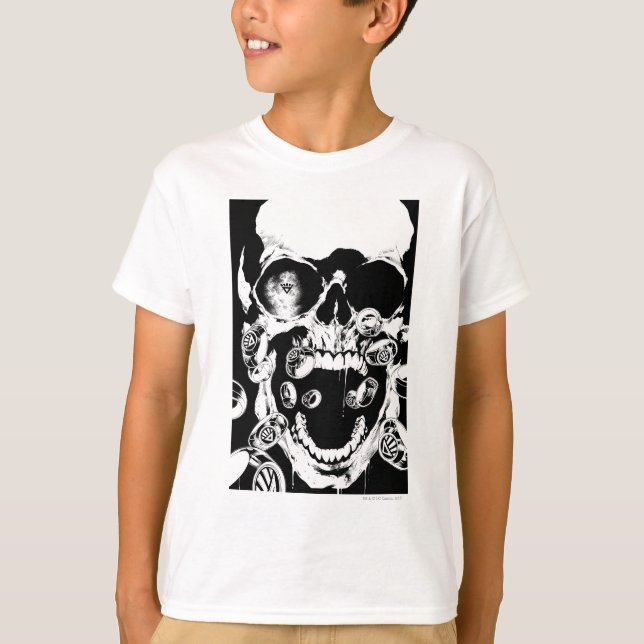 Camiseta Calavera y anillos (Anverso)