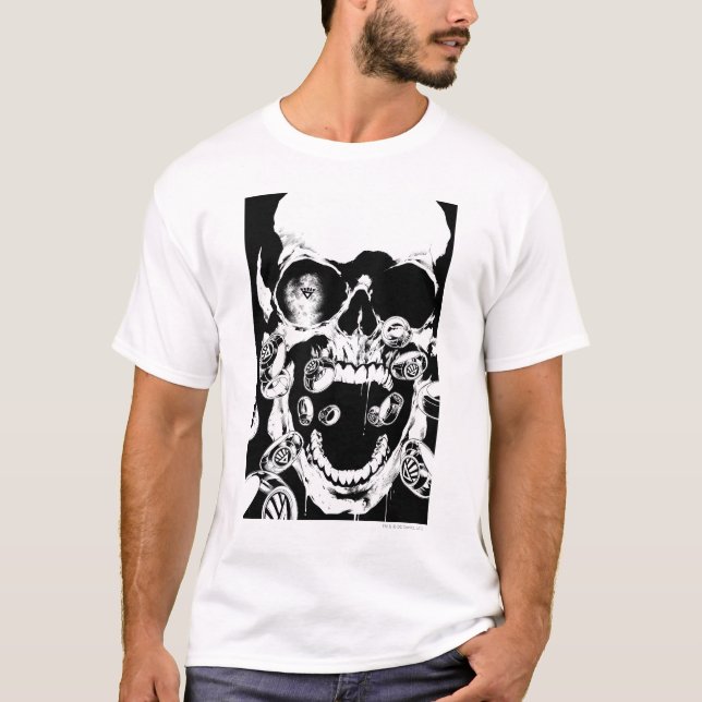 Camiseta Calavera y anillos (Anverso)