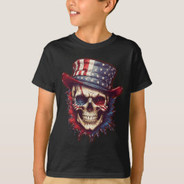Camiseta Calavera y bandera 7