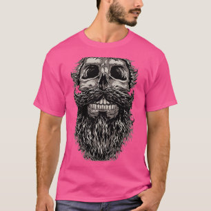 Camiseta Calavera y barba