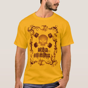 Camiseta Calavera y Barbell - Camisas de la Hermandad de Hi