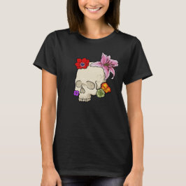 Camiseta Calavera y Flora