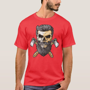 Camiseta Calavera y hachas