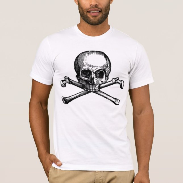 Camiseta Calavera Y Huesos1833-1985 (Anverso)