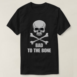 Camiseta Calavera y Huesos Cruzados Malo hasta la Médula