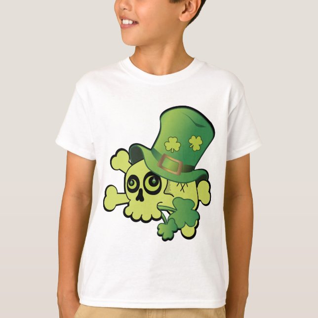 Camiseta Calavera y rocas (Anverso)
