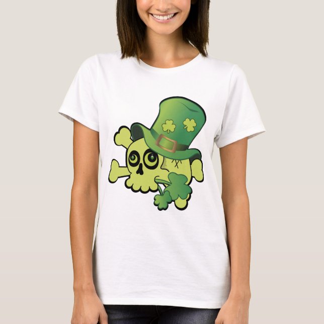 Camiseta Calavera y rocas (Anverso)