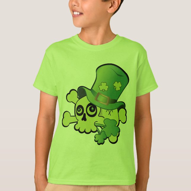 Camiseta Calavera y rocas (Anverso)