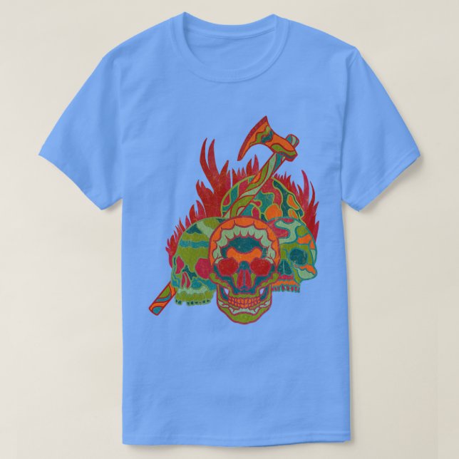 Camiseta Calaveras (Diseño del anverso)
