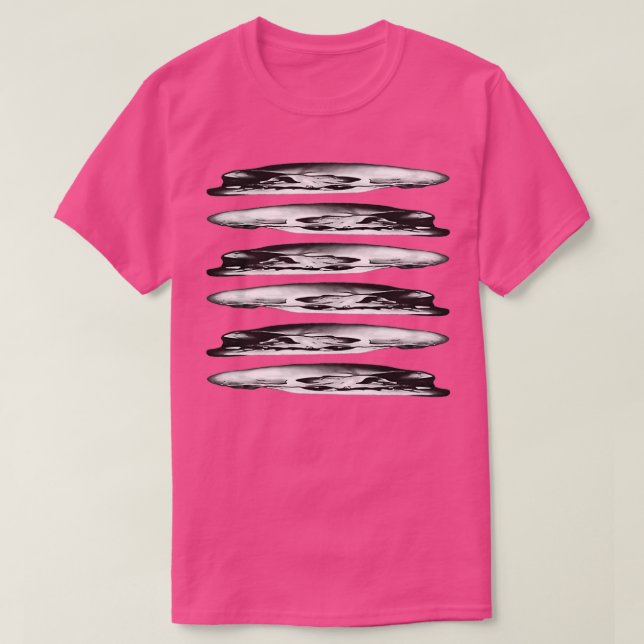 Camiseta Calaveras anamorfas Holbein (Diseño del anverso)