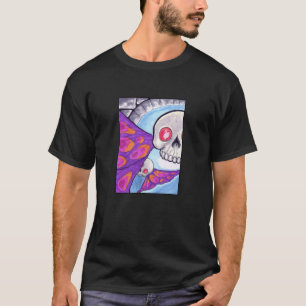 Camiseta Calaveras con alas en vuelo