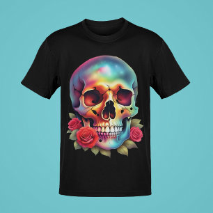 Camiseta Calaveras con serpientes o Rosas Colores Colección