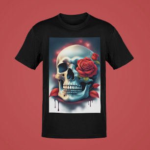 Camiseta Calaveras con serpientes o Rosas Colores Colección