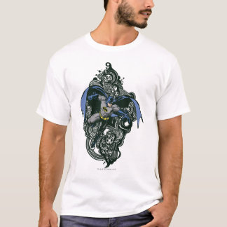 Camiseta Calaveras de Batman/Doodle de tinta 2
