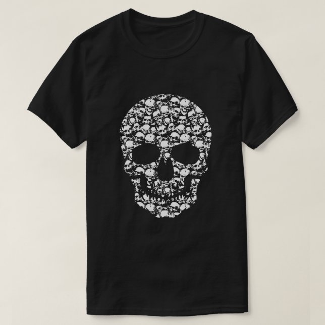 Camiseta Calaveras en el cráneo (Diseño del anverso)