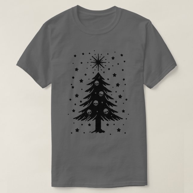 Camiseta Calaveras para el árbol de Navidad (Diseño del anverso)