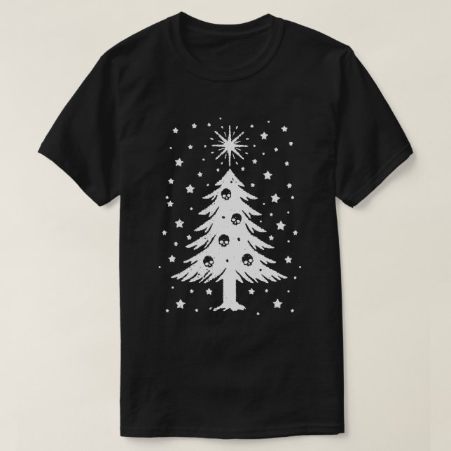 Camiseta Calaveras para el árbol de Navidad (Diseño del anverso)