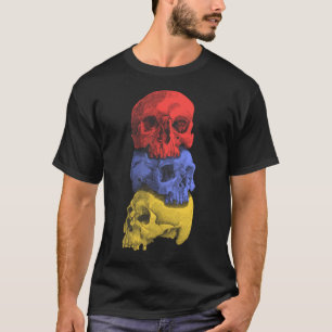 Camiseta Calaveras primarias
