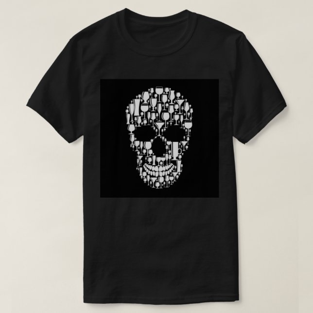 Camiseta Calaveras sonrientes 12 (Diseño del anverso)