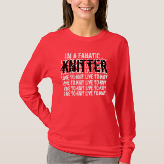 Camiseta CALCETERO soy un amor fanático a hacer punto vivo