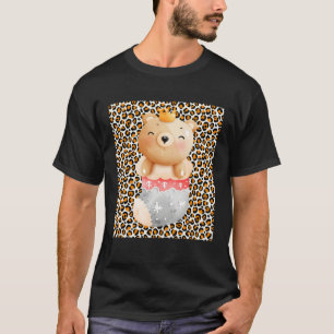 Camiseta Calcetín de estampado de animal de oso bebé de Nav
