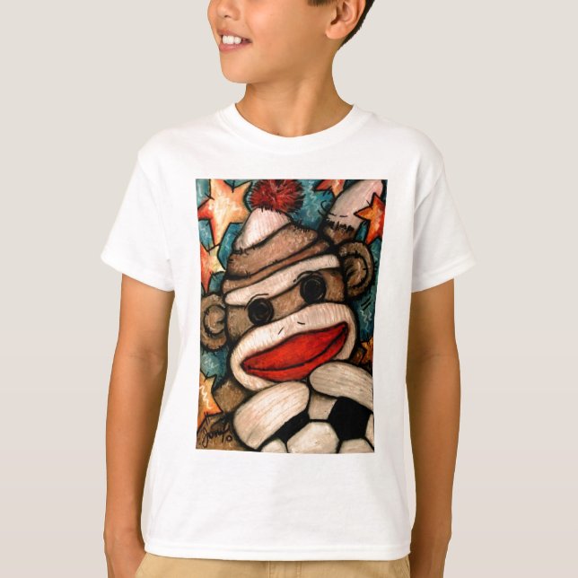 Camiseta Calcetín-er mono (Anverso)