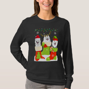 Camiseta Calcetín Eskimo Americano de Navidad Reno de Navid