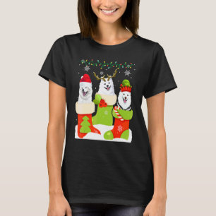 Camiseta Calcetín Eskimo Americano de Navidad Reno de Navid
