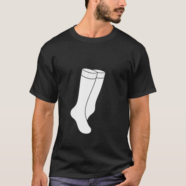 Camiseta Calcetín Minimalista (Anverso)